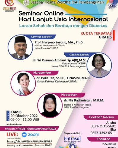 dr.Lydia Tan, Sp.PD,FINASIM,MARS